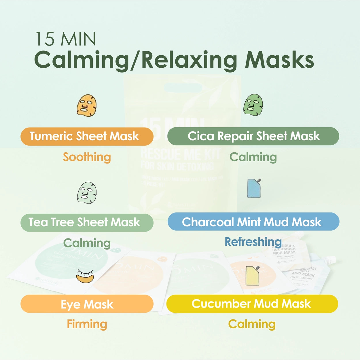 15 Min Rescue Me Kit (6pc)