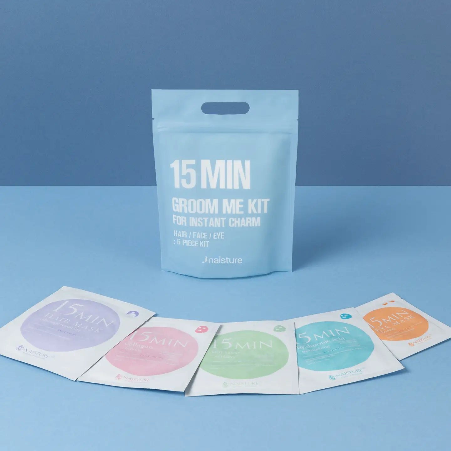 15 Min Groom Me Kit – K-Beauty Self-Care for Men (5-Piece)