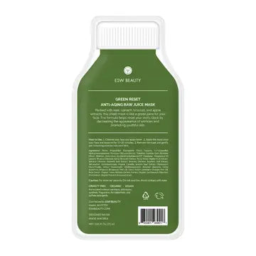 Green Reset Anti-Aging Raw Juice Sheet Mask